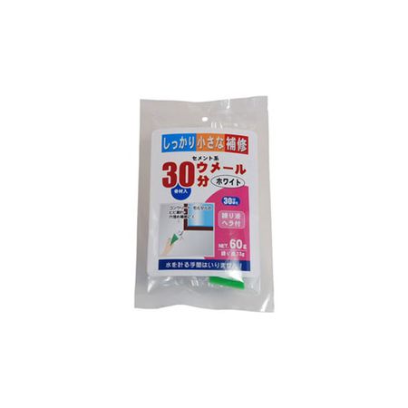 Repair Agents - 家庭化学工業 4905488135175 ミニ補修ウメール 60G ホワイト 209804【キャンセル不可】