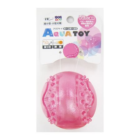 アース・ペット 4975023678849 DOG TOY アクアトイボーンボールS ピーチ ドッグトイ ターキー DTAT-BBS..