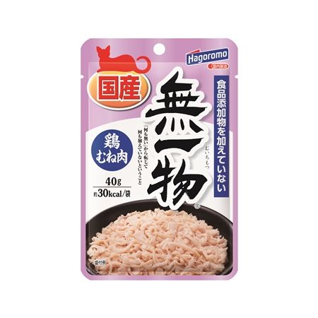 はごろもフーズメーカーお問い合わせ：0120-123620【商品説明】●原産国　日本●副食●750日●内容量40g●商品説明タンパク質：15％以上、脂質：1％以上、粗繊維：0.5％以下、灰分：1％以下、水分：82％以下●カロリー30kcal●原材料　鶏むね肉