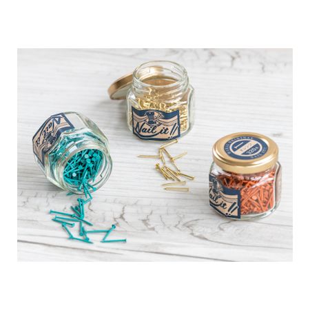 若井産業 WAKAI NB70022 ネイルイット 釘 瓶入り ＃17×19 ネイビー 320入 ストリングアート SANGYOU ハ..