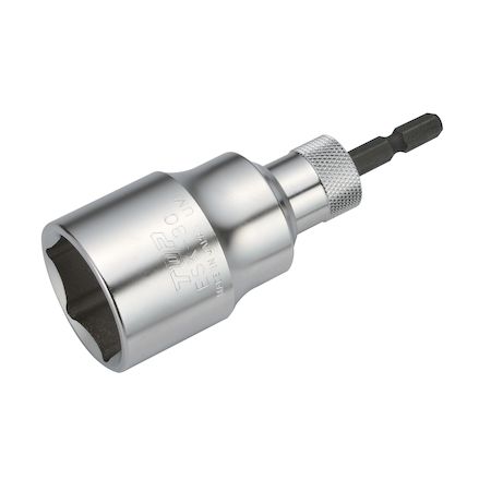 トップ工業メーカーお問い合わせ：0256-33-1681【商品説明】●対辺寸法　30mm　全長105mm●建築用金具・型枠金物などの組み立て、解体作業に最適です●各種産業用ボルト・ナットの着脱にも適しています●シャンクが折れた場合は、替シャンク（ESK-S）と交換してください●ソケット内に破損したシャンクが詰まった場合、ロックを解除したままポンチなどでソケット内側から叩いて取り出してください●市販のスリムビット・トーションビットでのご使用は、咬み込みの原因になります●工具の使用目的以外には使用しないでください