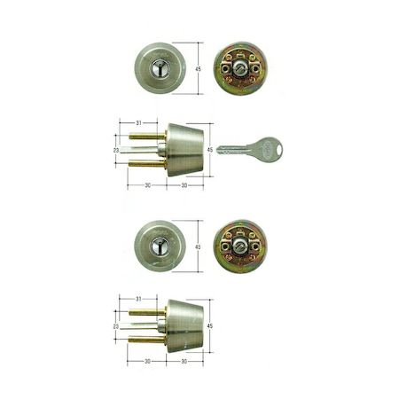 GOAL ゴール V-AD 5 (2個同一) 扉厚30-43MM 取替用シリンダー VAD5(2個同一)扉厚3043MM