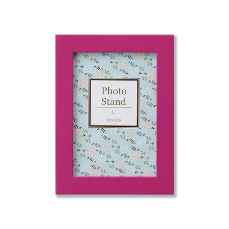 (LINEクーポン有)大仙 33R08702004 写真立て プレーヌ ピンク L 上下箱OPP
