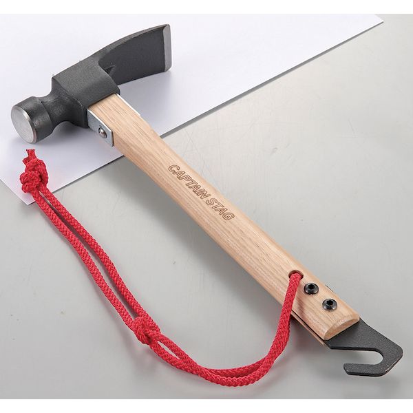 パール金属メーカーお問い合わせ：0256-35-3113パール金属の商品は、メーカーの都合により納期確定に、ご注文後約5日かかります。【商品説明】●打つ・抜く・掘るが1本でできる丈夫な鍛造ハンマー！●材質/頭部：炭素鋼、柄：天然木、ペグ抜き：鉄、紐：ポリプロピレン