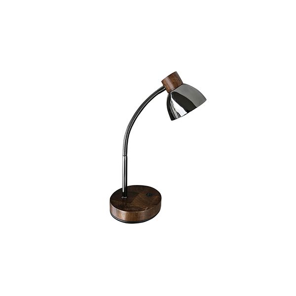 オリンピア照明 GS1704DB LEDテーブルランプ 木製ダークブラウン