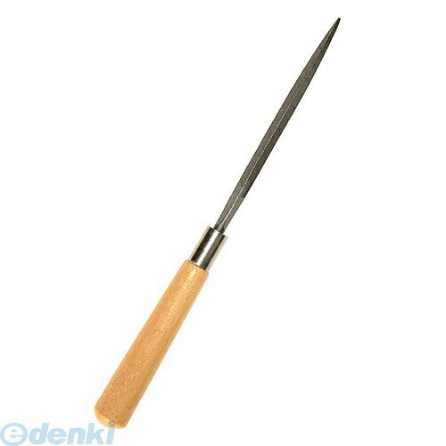 (LINEクーポン有)アイガーツール EIGERTOOL 4986449350653 EG細工用ヤスリ 柄付 三角 No33 日用品 中目