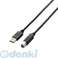 (LINEクーポン有)ELECOM エレコム USB3-AB30BK USB3.0ケーブル A-B USB3AB30BK ブラック A-Bタイプ スタンダード USBケーブル 規格認証..
