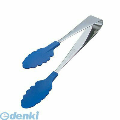 BTV7602 18−0抗菌　耐熱カラフルトング ブルー 4905001345609