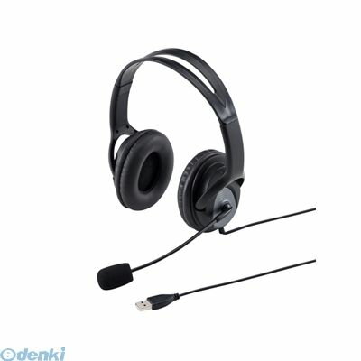 サンワサプライ MM-HSUSB17BK USBヘッドセット MMHSUSB17BK