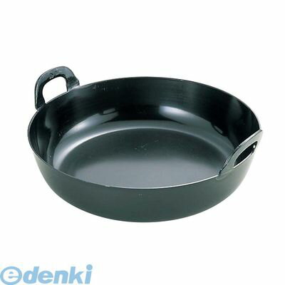 228800 EBM 鉄 プレス 厚板 揚鍋 48cm(板厚3.2mm) 4548170003385