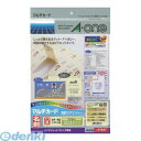 A-one エーワン 51837 マルチカード 名刺10面 両面クリアエッジタイプ 厚口 アイボリー 4906186518376