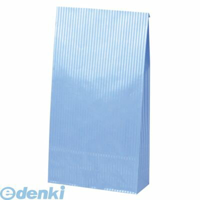 ササガワ タカ印 50-3711 ギフトバッグ　角底袋　クリスタルブルー 503711