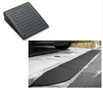ミスギ MISUGI CAS-100【6】 サイレントキャスコーナーCAS100【6枚】 CAS100【6】 駐車場の出入口の低い段差へ簡単に設置可能な丈夫で美しくハイグレードな段差スロープ