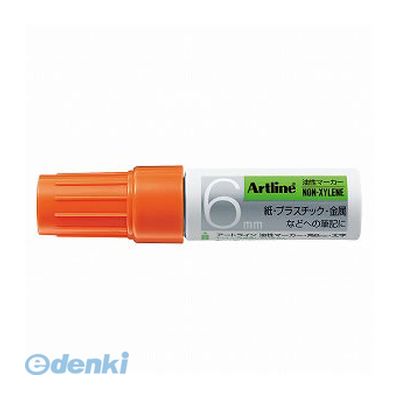 シヤチハタ K-50オレンジ アートライン角6【ノンキシ】 オレンジ K50オレンジ