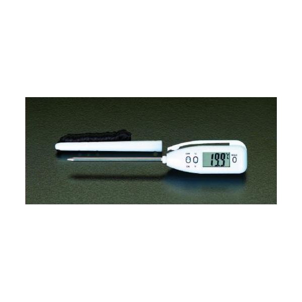 ●測定範囲…−40〜＋230℃●全長…165mm●分解能…0.1℃●ホールド機能付●電源…LR44×1個　