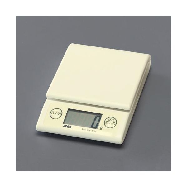 エスコ EA715CB-17 【1g−2kg】デジタルホームはかり【白】 EA715CB17【キャンセル不可】