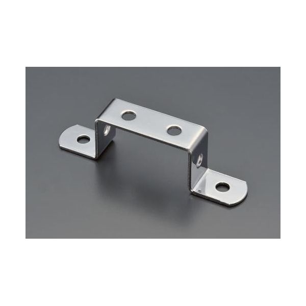 エスコメーカーお問い合わせ：06-6532-6226●材質…スチール(クロムメッキ)●幅…19mm●厚み…2mm●全長…104mm●穴数…6●穴径…6.2mm●重量…約46.3g（1個あたり）●入数…1個●取付ねじ無し