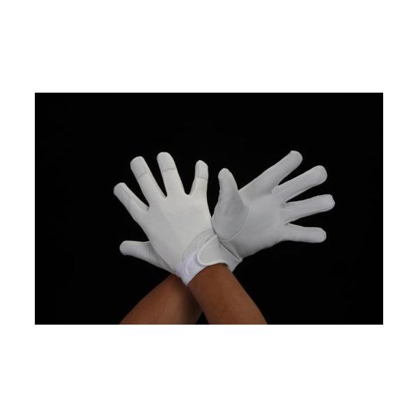 (LINEクーポン有)【個人宅配送不可】【即納在庫品】「直送」エスコ EA353CC-61 EA353CC−61 M 手袋【牛革／白】 EA353CC61【キャンセル不可】