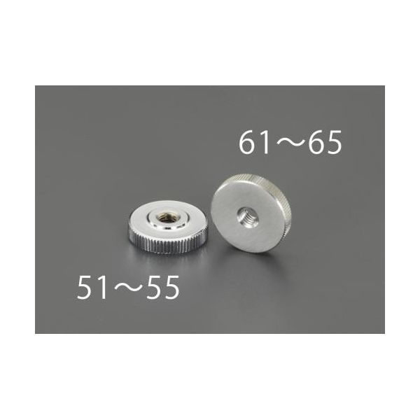 (LINEクーポン有)【個人宅配送不可】【即納在庫品】「直送」エスコ EA948BW-54 EA948BW-54 M8x 8mm ローレットナット【スチール製】 EA948BW54【キャンセル不可】