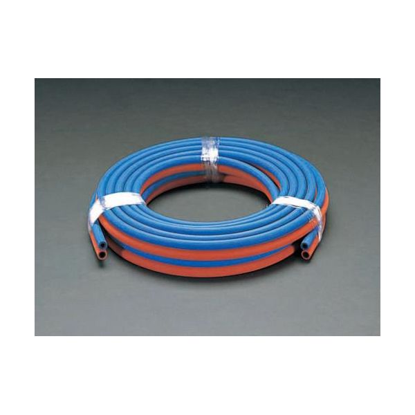 【個人宅配送不可】エスコ EA300AA-10 直送 代引不可・他メーカー同梱不可 10m呼 8x9mm ツインホース EA300AA10【キャンセル不可】