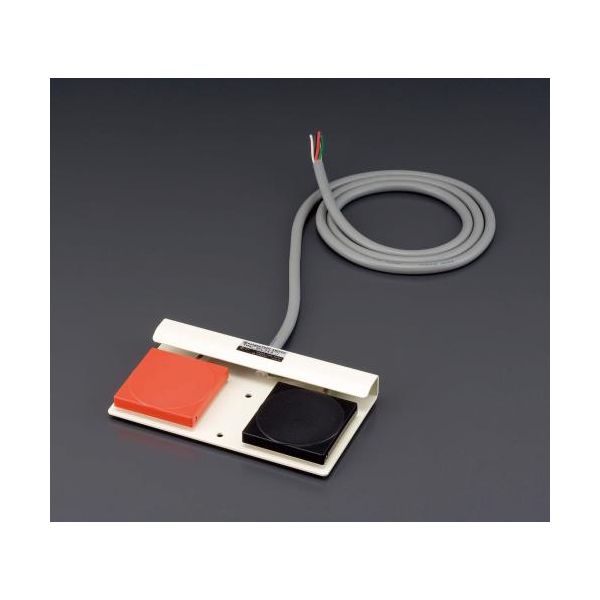 【即納在庫品】「直送」【個人宅配送不可】 エスコ EA940FE-2 直送 代引不可・他メーカー同梱不可 AC250V/5A 1c 薄型2連フットスイッチ EA940FE2【キャンセル不可】