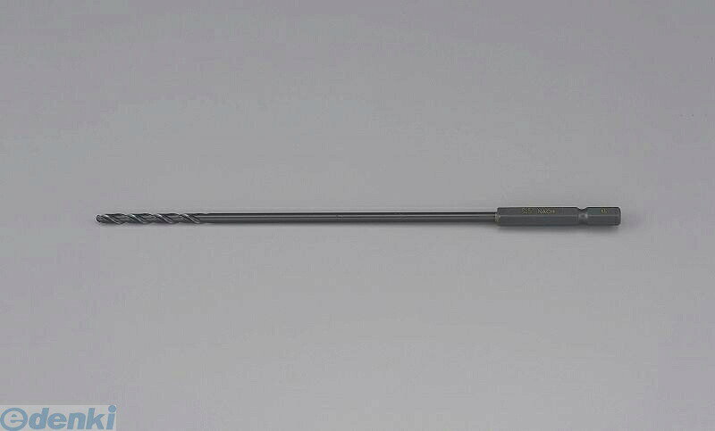 エスコメーカーお問い合わせ：06-6532-6226●材質…HSS(ハイス)●六角シャンク…6.35mm●用途：鉄、銅、アルミ、プラスチック、木材、電気工事、内装、外装工事に最適●シンニング付で高いフレ精度●全長…180mm●刃先径…4.0mm●刃長…43mm