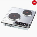 三化工業 SNK SPH-232S プレートヒーター ビルトイン2口 上面操作タイプ SPH232S