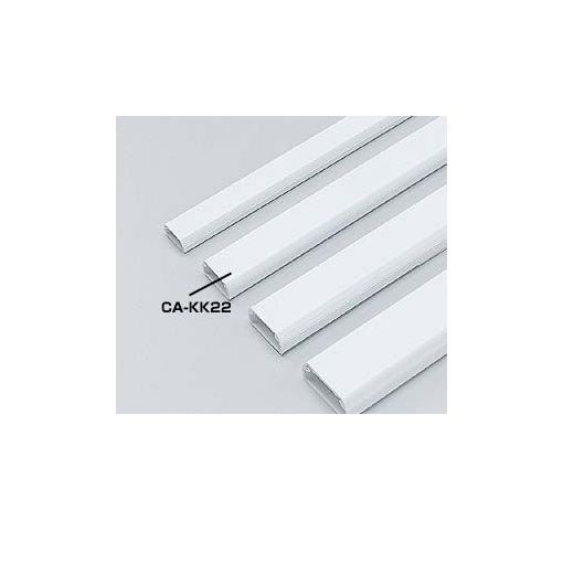 サンワサプライ CA-KK22 ケーブルカバー 角型、ホワイト CAKK22