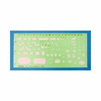 シンワ測定 66029 テンプレート TL−1 矢線記号定規 66029