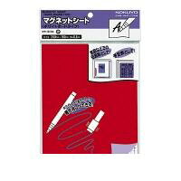 コクヨ KOKUYO マク−310R マグネットシート ホワイトボードタイプ 200×150mm赤 マク−310R