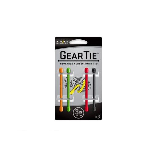 Accessories - (LINEクーポン有)NITE IZE 0094664018884 ギアータイ 4P NI01888 ナイトアイズ GEAR TIE ヘッドフォンキーパーツ NITE-IZE