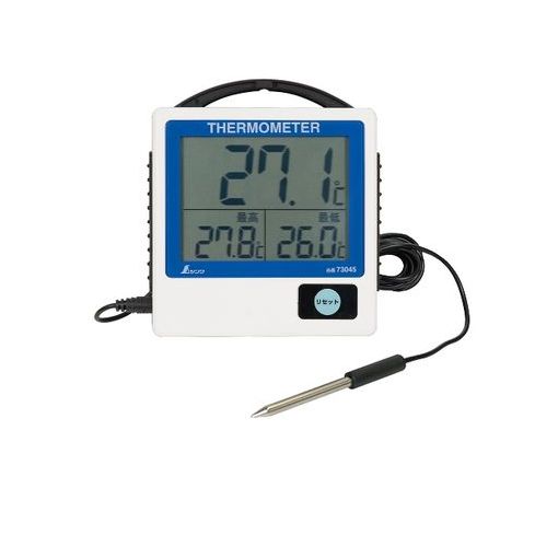 シンワ測定 73045 デジタル温度計　G-1　最高・最低　隔測式　防水型
