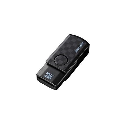 サンワサプライ ADR-MCU2SWBK microSDカードリーダーブラック ADRMCU2SWBK サンワサプライ ADR-MCU2SWBK microSDカードリーダーブラック ADRMCU2SWBK