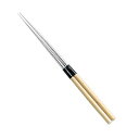 580400 白木柄 盛箸(水牛桂付)13.5cm 4548170081925