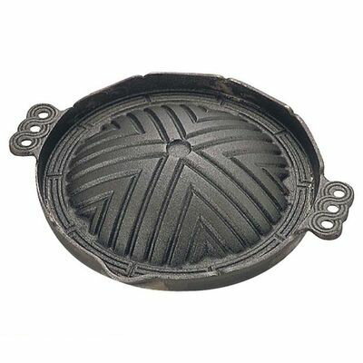 4968287000853 トキワ 鉄製 ジンギスカン鍋（穴無）CR−17 26cm 丸型