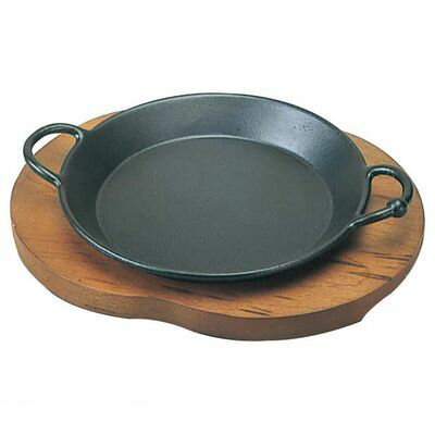 6417200 アサヒ 鉄 ステーキ皿 グルメパン 21cm A−202−40 4966010202406