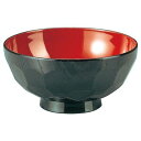 【スーパーSALEサーチ】8128000 亀甲 汁椀 黒内朱 4寸 ABS樹脂 6−175−1 4523031006088