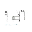 ミツトヨ Mitutoyo 204355 替ワッシャー0.5MM S18用