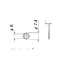 ミツトヨ Mitutoyo 205624 ワッシャー 1MM 35用