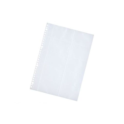 リヒトラブ LIHIT LAB. A-1006 名刺帳ポケット A4・S型 30 2・4 穴 4903419813192【AKB】