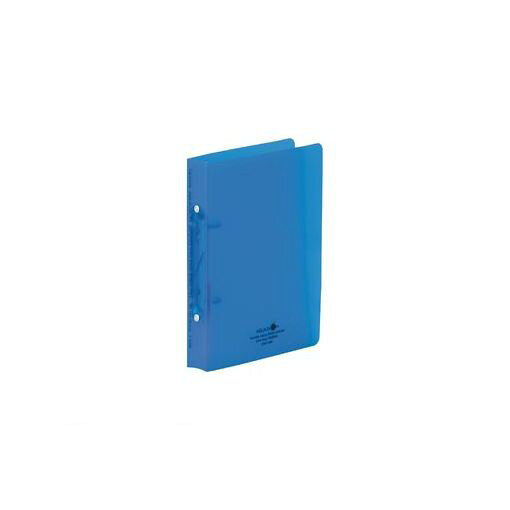 リヒトラブ LIHIT LAB. F-5006-8 AQUA DROPs　リングファイル＜ツイストリング＞ A5・S型 2穴 8青【1冊】 4903419121679