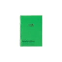 リヒトラブ LIHIT LAB. N-1608-6 AQUA DROPs ツイストリング・ノート セミB5・S型 29穴 6黄緑【1冊】 4903419325008