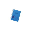 リヒトラブ LIHIT LAB. N-1667-8 AQUA DROPs ツイストリング・ノート B6・S型 21穴 8青【1冊】 4903419319809