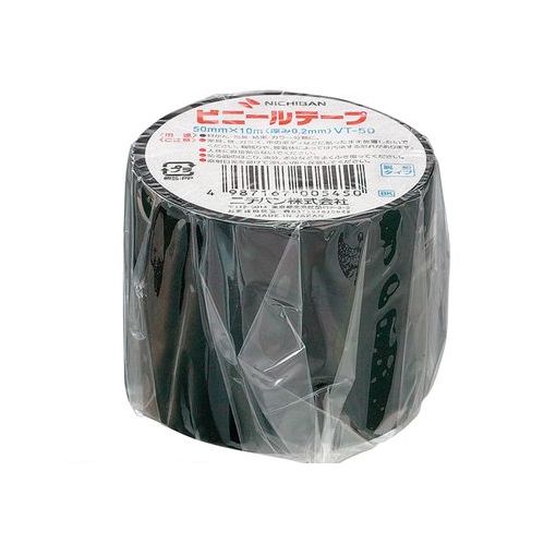 ニチバン VT-506 クロ ビニールテープ　VT−50　黒●【1巻】 VT506クロ