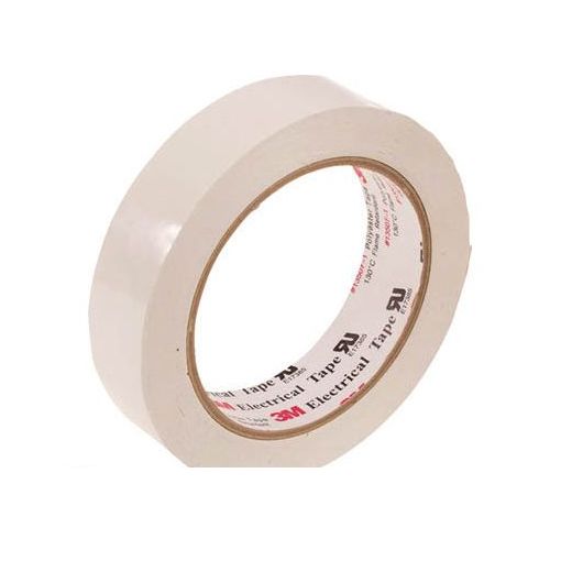 【即納在庫品】「直送」3M 1350FW125 難燃性ポリエステルテープ 1350白 25mmX66m