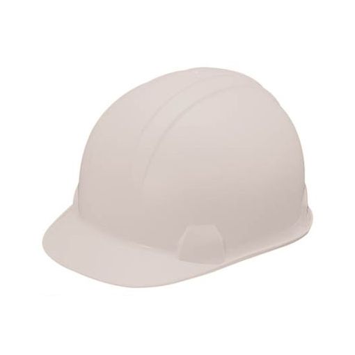 ユニット 37728WH ヘルメット前ひさし型【飛・墜・電】白 ABS