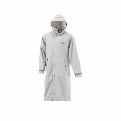 【即納在庫品】「直送」カジメイク 7260713L エントラントレインコート シルバー 3L
