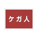 ユニット 831965 ゼッケンステッカー背中用 ケガ人