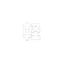 ユニット 835018W 文字 軽 【白】 合成ゴム・1文字300X300