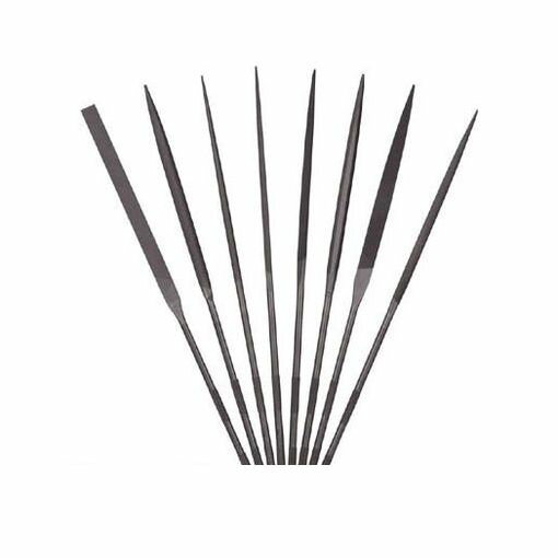 ツボサン MA00853T 精密ヤスリ 8本組 丸 ＃3【＃6より荒い】